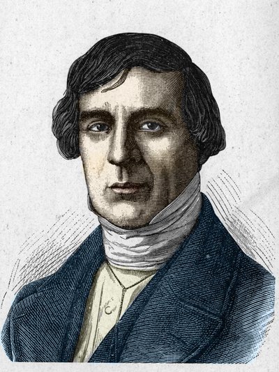 Jules Barthélemy Saint - Hilaireの肖像 Saint Hilaire (Saint Hilaire) (1805 - 1895), フランスの学者・政治家 作： Unknown artist