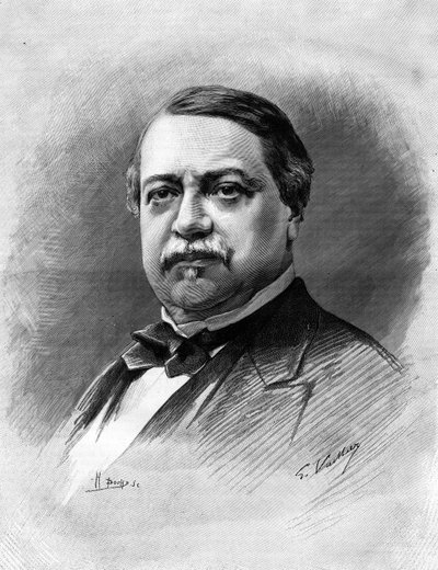 フランスの政治家、経済学者であるレオン・セイ（1826-1896）の肖像。 作： Unknown artist