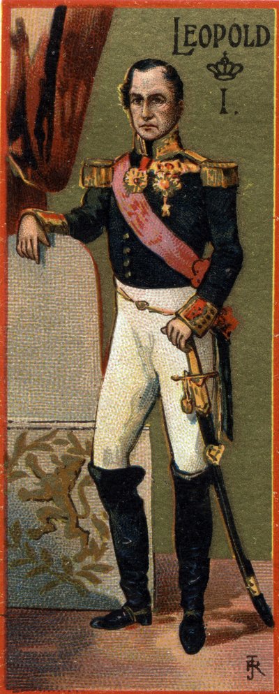ベルギー王国第1代皇帝レオポルド1世（1790-1865）の肖像。 作： Unknown artist