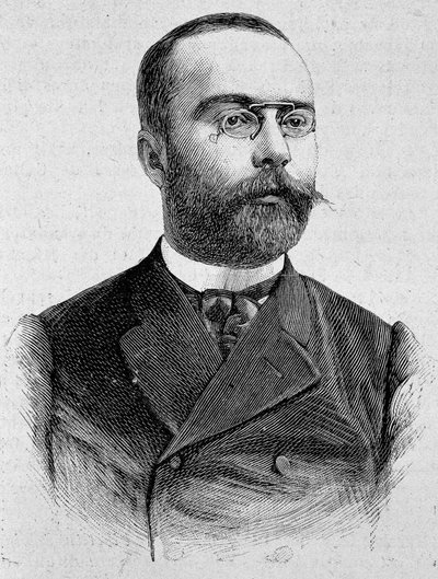 ルイ・バルトー（1862 - 1934）の肖像。H.マルタンの『フランス史』に掲載された19世紀末の版画。 作： Unknown artist
