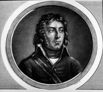 フランスの将軍ルイ・シャルル・アントワーヌ・デサイー・ドゥ・ヴェイグー（1768-1800）の肖像。「フランス革命史表全集（全3巻）」に収録。1804. 作： Unknown artist