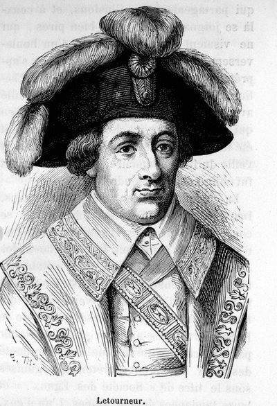 フランスの政治家、ルイ・フランソワ・レトゥルヌール（1751-1817）の肖像。 作： Unknown artist