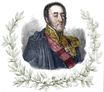 ルイ・ガブリエル（Louis-Gabriel）・スーシェ（1770-1826）の肖像。 作： Unknown artist