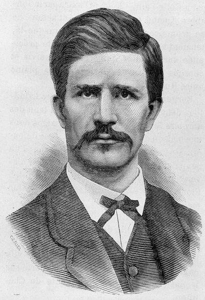 ルイ・ロッセル（1844-1871）の肖像。19世紀末、H.Martinの「Histoire de France」に掲載されたエングレーヴィング。 作： Unknown artist