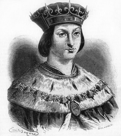 フランス王ルイ12世（1462-1515）の肖像。 作： Unknown artist