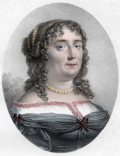 Portrait of Madame de Scudery (1607 - 1701) - スクデリ夫人（またはマドレーヌ・ド・スクデリ（1607 - 1701）、フランスの文学者）の肖像 作： Unknown artist