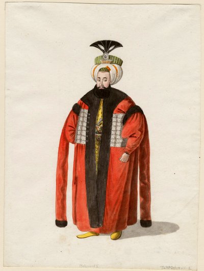 マフムト2世の肖像（1785-1839） 作： Unknown artist