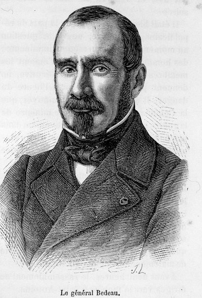 フランスの将軍、マリー・アルフォンス・ベドー（1804～1863）の肖像。 作： Unknown artist