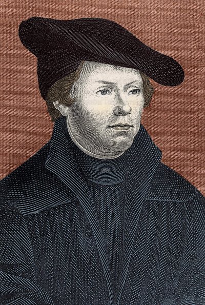ドイツの宗教改革者マルティン・ルター（1483～1546年）の肖像 - 彫刻 作： Unknown artist