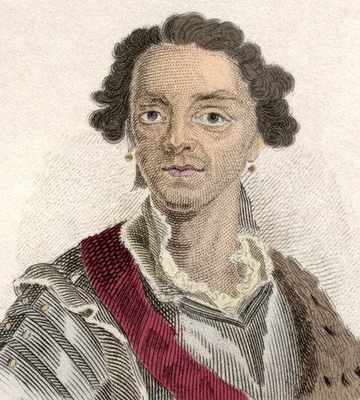 モーリス・オブ・ザクセン（ヘルマン・モーリッツ）（1696-1750）の肖像。19世紀のエングレーヴィング。 作： Unknown artist