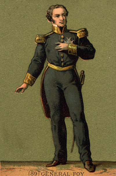 マクシミリアン・セバスティアン・フォイの肖像フランスの将軍、政治家（1775年〜1825年 作： Unknown artist