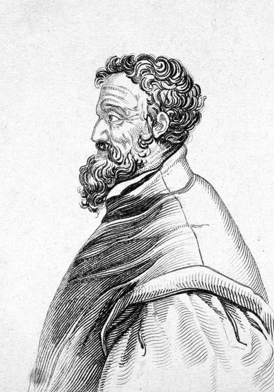 ミケランジェロ・ブオナローティの肖像 このミシェル・アンジュ（Michelangelo or Michelangelo 作： Unknown artist