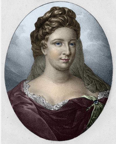 アントワネット・デゥシェリエール夫人の肖像（1634-1694年 作： Unknown artist