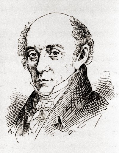 イタリアの作曲家・ピアニスト、ムツィオ・クレメンティ（1752-1832）の肖像。 作： Unknown artist
