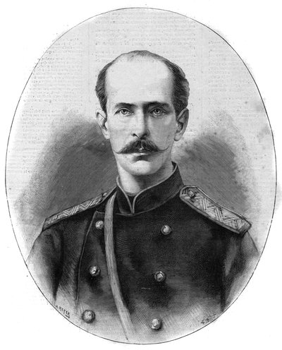ロイヒテンベルク公爵兼ロマノフスキー公爵ニコラス・マクシミリアノヴィッチの肖像（1843-1891年） - 1891年の輝かしい日誌 作： Unknown artist