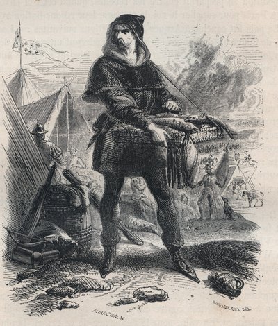 Portrait of Nicolaas Zannekin (? -1328), Flemish peasant and the Leader of the Peasant revolt in Flanders (1325-1328) - Portrait of Nicolaas Zannekin or Nicolas Zanekin or Zannequin, Tribun and Flemish adventurer, the leader of the Karl revolt against the  作： Unknown artist