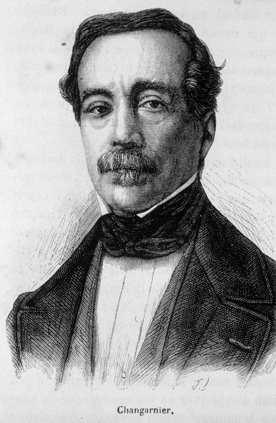 フランス軍総司令官ニコラ・チャンガルニエ（1793-1877）の肖像 作： Unknown artist
