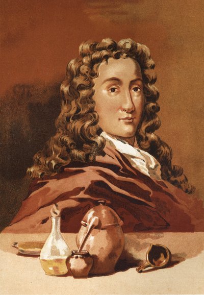 ニコラ・レメリーの肖像。フランスの薬剤師・化学者（ルーアン 作： Unknown artist