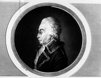Nicolas Luckner (1722-1794) フランスのマレシャルの肖像。フランス革命の歴史的絵画全集（全3巻）」に掲載された版画。1804. 作： Unknown artist