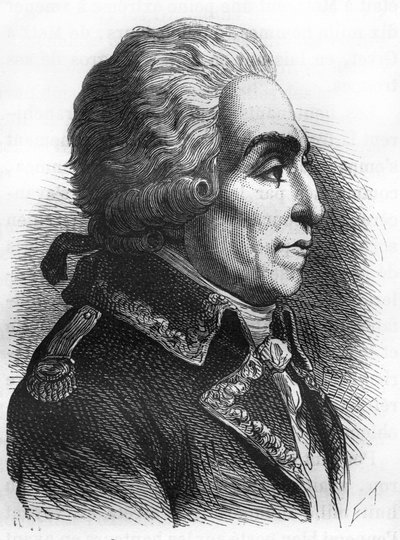 Nicolas Luckner (1722-1794) フランスの元帥の肖像。 作： Unknown artist