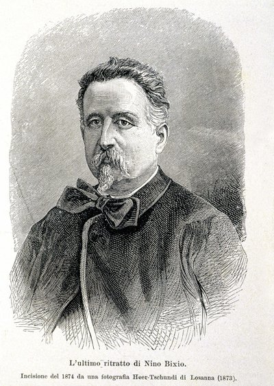 ニーノ・ビクシオ（1821-1873）の肖像 イタリアの政治家 作： Unknown artist