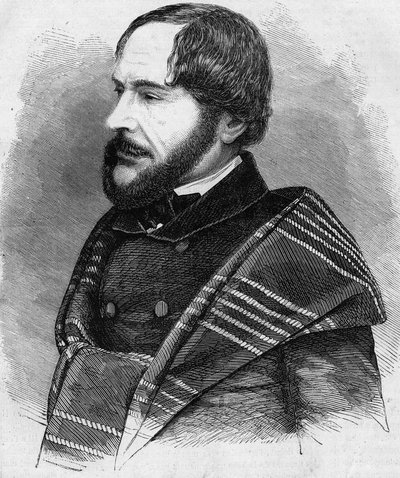 PHILARETE CHASLE (1798-1873) 評論家、フランス文学者の肖像 1873年のエングレーヴィング 作： Unknown artist
