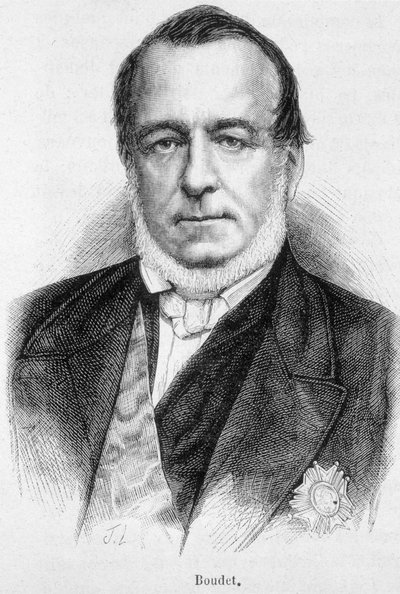 フランスの政治家、ポール・ブーデ（1800-1877）の肖像。 作： Unknown artist
