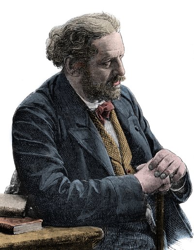 ポール・ジュール・バルビエ（1825-1901）の肖像 フランスの作家 作： Unknown artist