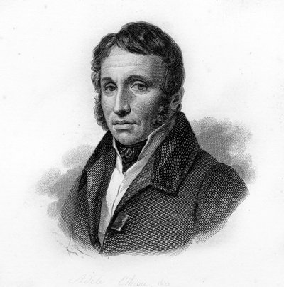 ポール・ルイ・クーリエ（1772-1825）の肖像（19世紀のエングレービング 作： Unknown artist