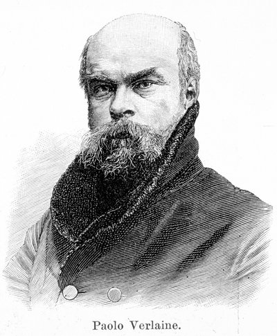 ポール・ヴェルレーヌ（1844-1896）の肖像 作： Unknown artist