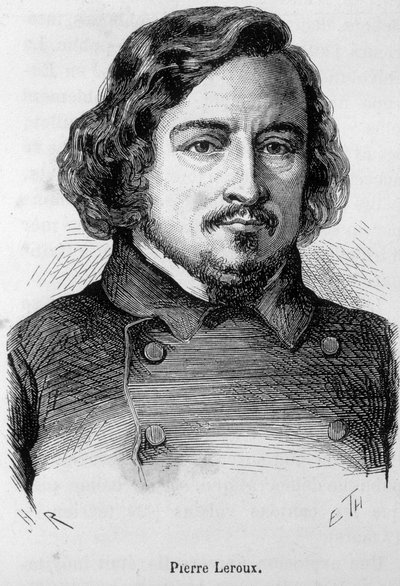 ピエール・ルルー（フランスの哲学者、政治家）の肖像（1797年～1871年 作： Unknown artist
