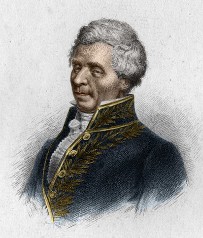 天文学者ラプラス侯爵ピエール・シモン（1749～1827）の肖像、1833年のエングレーヴィング。 作： Unknown artist