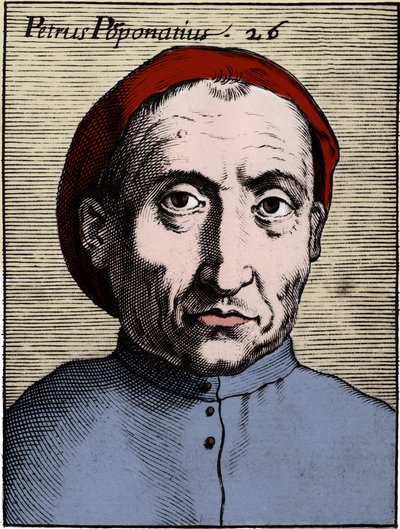 Pietro Pomponazzi (1462-1525) (Pomponace) (Petrus Pomponatius) イタリアの哲学者の肖像。 作： Unknown artist
