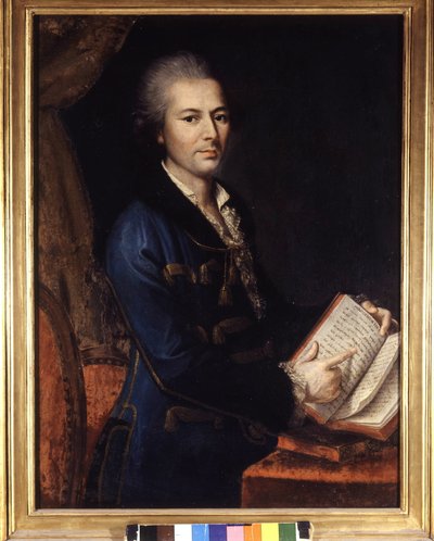 ピエトロ・ヴェッリ（1728～1797）の肖像。無名の絵画。18～19世紀ミラノ美術館 作： Unknown artist