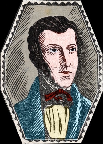 Rene Caillie (1799 - 1838) フランスの探検家の肖像。 作： Unknown artist