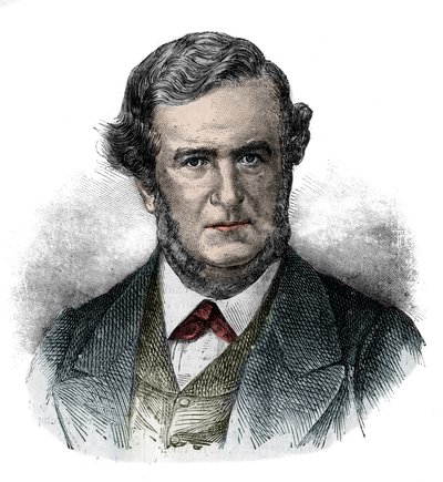サルスティアーノ・オロサガ（1805-1873）の肖像 イギリスの政治家、外交官、作家 - 彫刻 1870年 作： Unknown artist