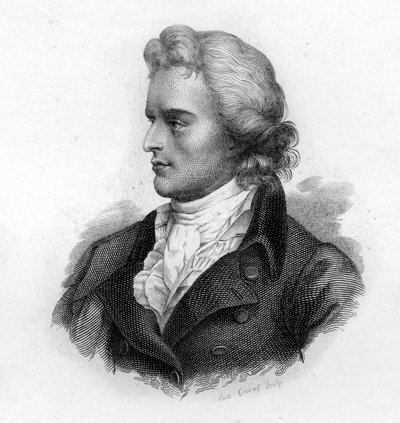 ドイツの詩人・劇作家シラー（1759-1805）の肖像 作： Unknown artist