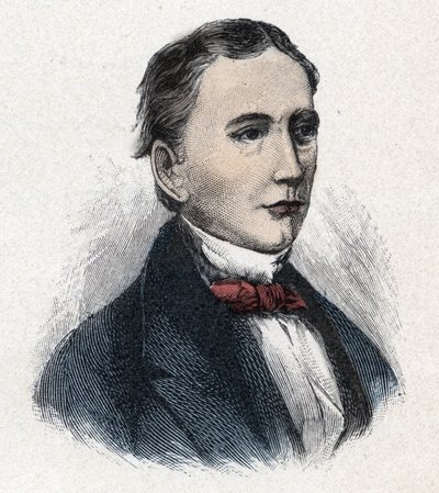 アイザック・ピットマン卿の肖像（1813-1897）速記法を発明したイギリス人 作： Unknown artist