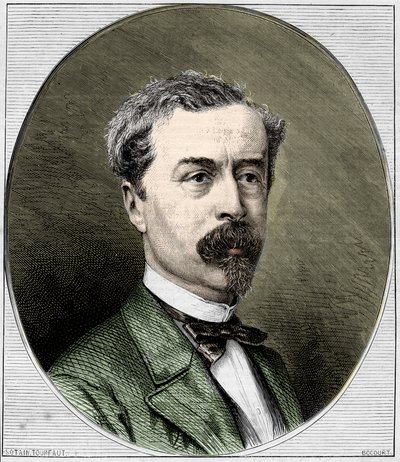 リチャード・ウォレス卿（1818-1890）の肖像。1872年のエングレーヴィング。 作： Unknown artist