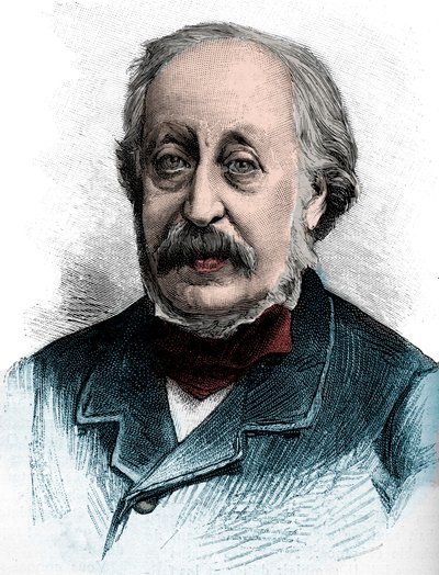 ステファン・ヘラー（1813-1888）の肖像 ハンガリーのピアニスト、教師、作曲家 - エングレーヴィング 1888年 作： Unknown artist