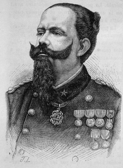 ヴィクトル・エマニュエル2世（Victor-Emmanuel）（Vittorio Emanuele）（1820年～1878年）の肖像。 作： Unknown artist