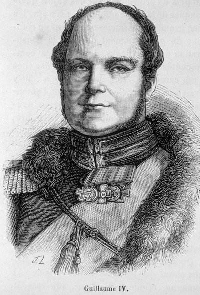 イングランド・アイルランド王ウィリアム4世（1765〜1837）の肖像 作： Unknown artist