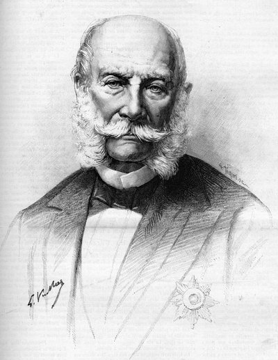 ドイツのウィリアム1世（1797-1888）の肖像。 作： Unknown artist