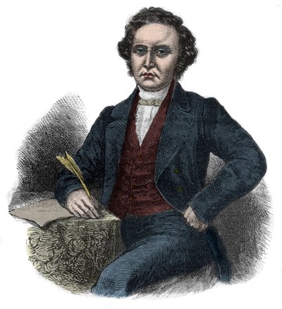 ウィリアム・サイミントン（1764-1831）の肖像 スコットランドの蒸気航行の先駆者 作： Unknown artist