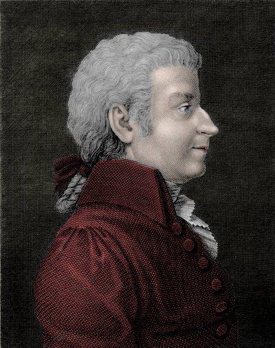 ヴォルファング・アマデウス・モーツァルト（1756-1791）の若き日の肖像。 作： Unknown artist