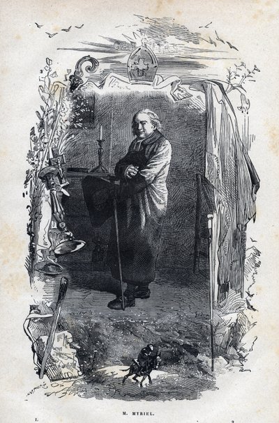 イヴク・マリエルの肖像 - ギュスターヴ・ブリオン（1824-1877）による『ミゼラブル - 第一部』の挿絵。ヴィクトル・ユーゴー（1802-1885）1862年作「ファンティーヌ」の挿絵 作： Unknown artist