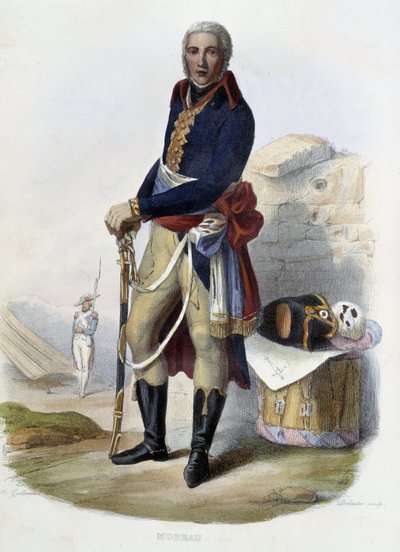 フランスの将軍ジャン・ヴィクトル（Jean-Victor）・モロー（1763-1813）の肖像 - "Le Plutarque francais", Ed.Mennechet, Paris 作： Unknown artist