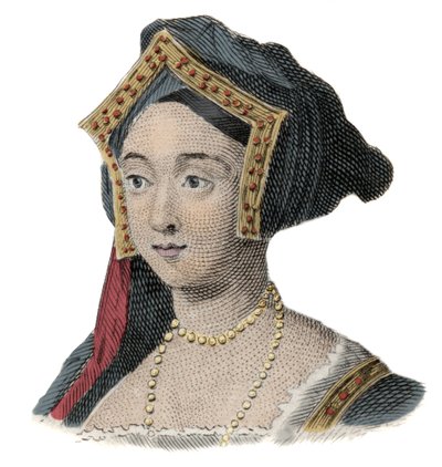 ヘンリー8世の妻、イングランド女王ジェーン（ジャンヌ）・シーモア（1509-1537）の肖像 作： Unknown artist