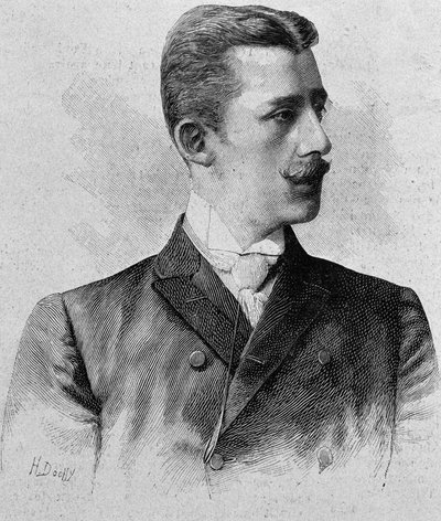 エマニュエル・ドルレアン王子、ヴァンドーム公爵。19世紀末、H.Martinの「Histoire de France」に掲載された版画。 作： Unknown artist