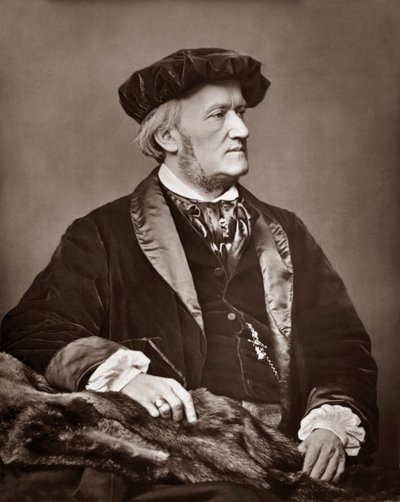 RICHARD WAGNER (1813-1883) ドイツの作曲家。ポートレート写真 作： Unknown artist